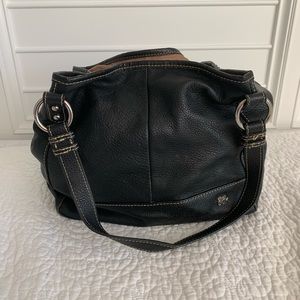 The Sac Black Leather Tote Bag